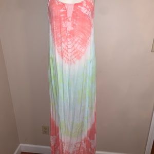 Z&L European tie dye beach cover up